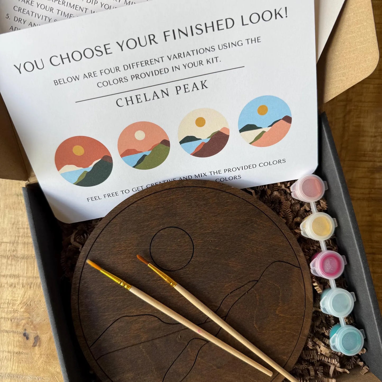 Adventure-Inspired DIY Paint Kit | Chelan Peak
