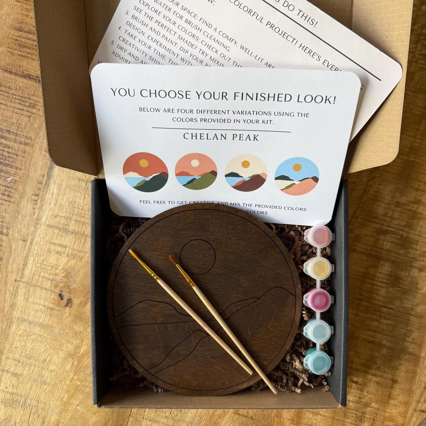 Adventure-Inspired DIY Paint Kit | Chelan Peak