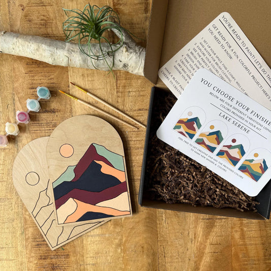 Adventure-Inspired DIY Paint Kit | Lake Serene